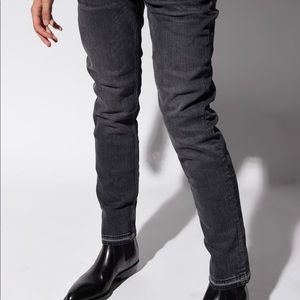 Dark Grey Mens Allsaints size 30 Rex slim jeans